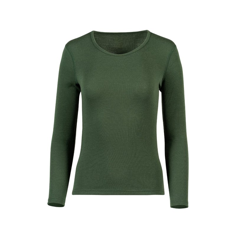 Maglia termica a maniche lunghe 250 da donna verde scuro