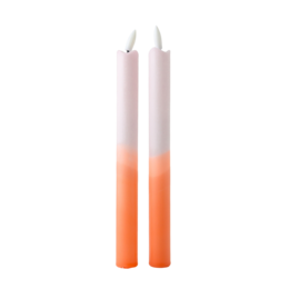 LED-søjlelys Peachy - Sæt med 2