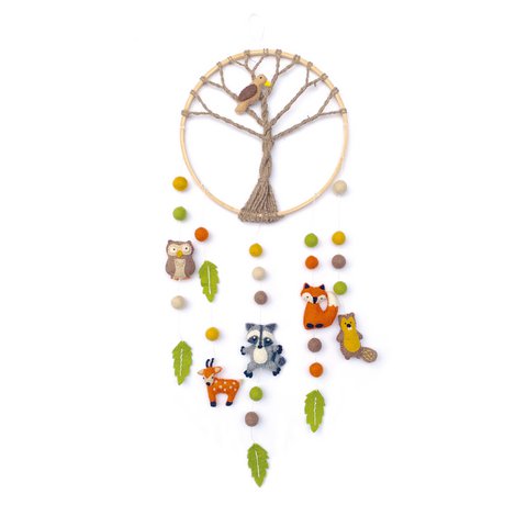 Dream catcher forest animals