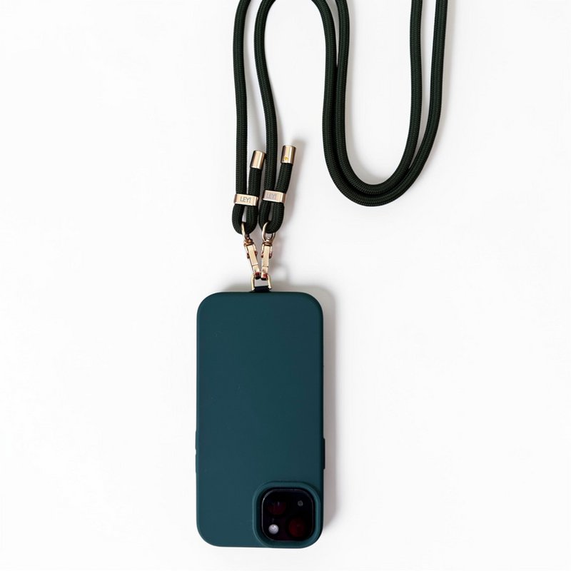 Telefoonketting - olijfgroen