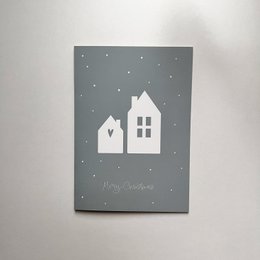 Glædelig jul julekort med kuvert