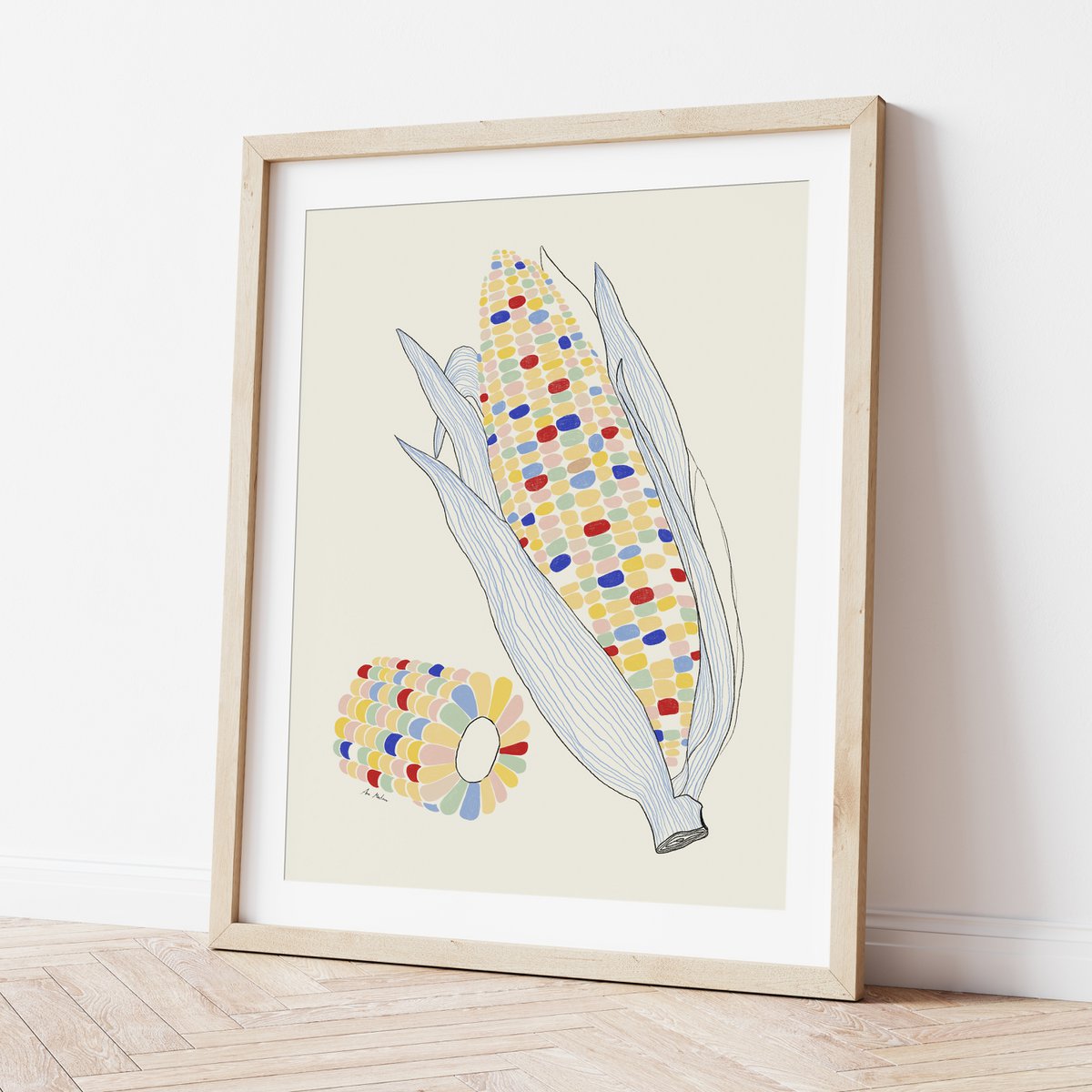 Corn Art Print
