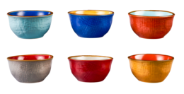 Mini schaaltjes - Streetfood set van 6 - Ø 7.5cm