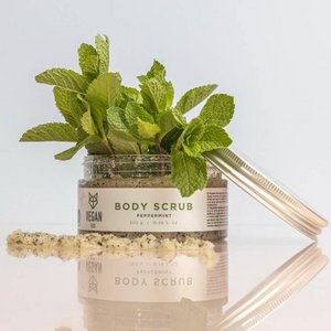 Lichaamsscrub met pepermunt