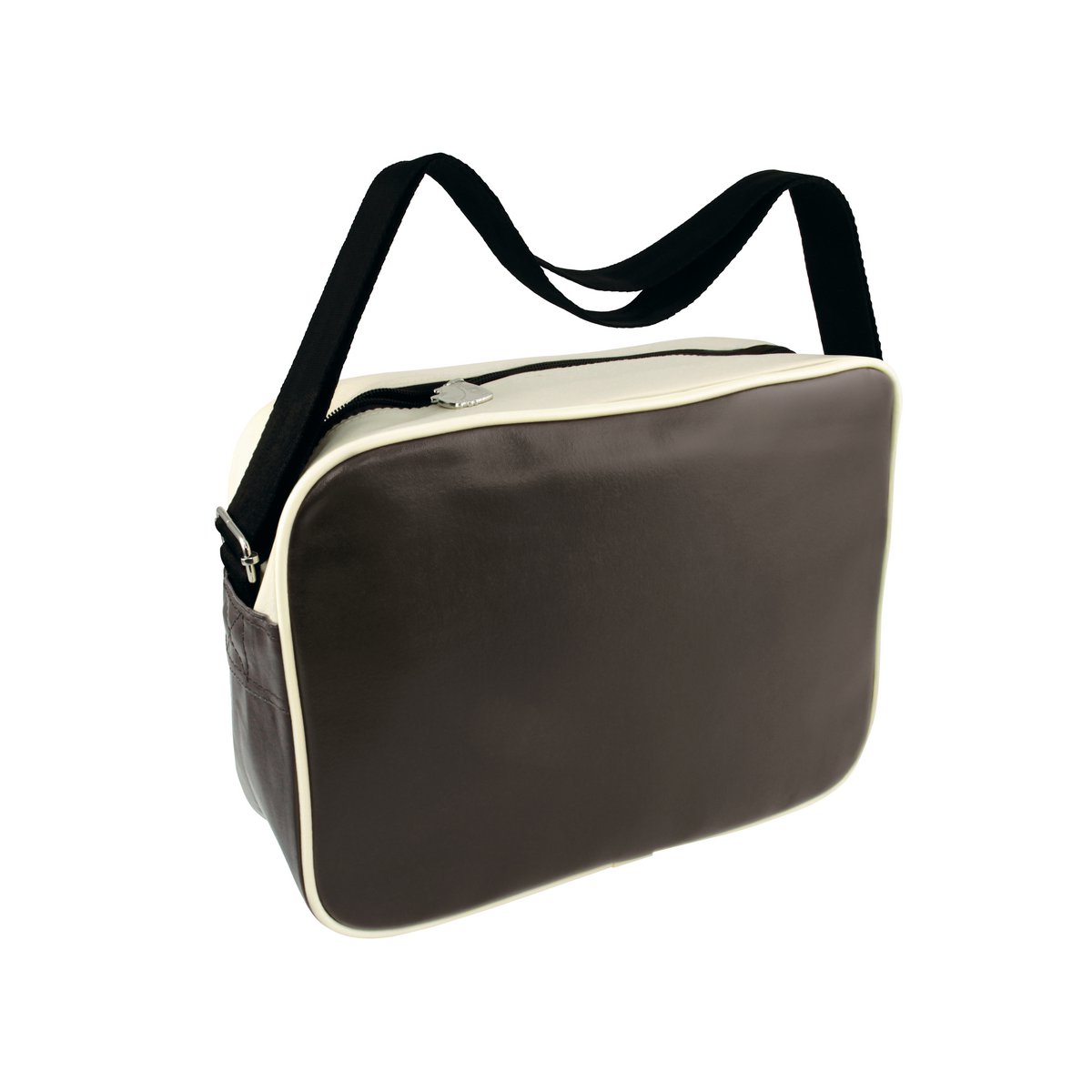 Volkswagen VW T1 Bus Shoulder Bag Landscape - Front/Brown