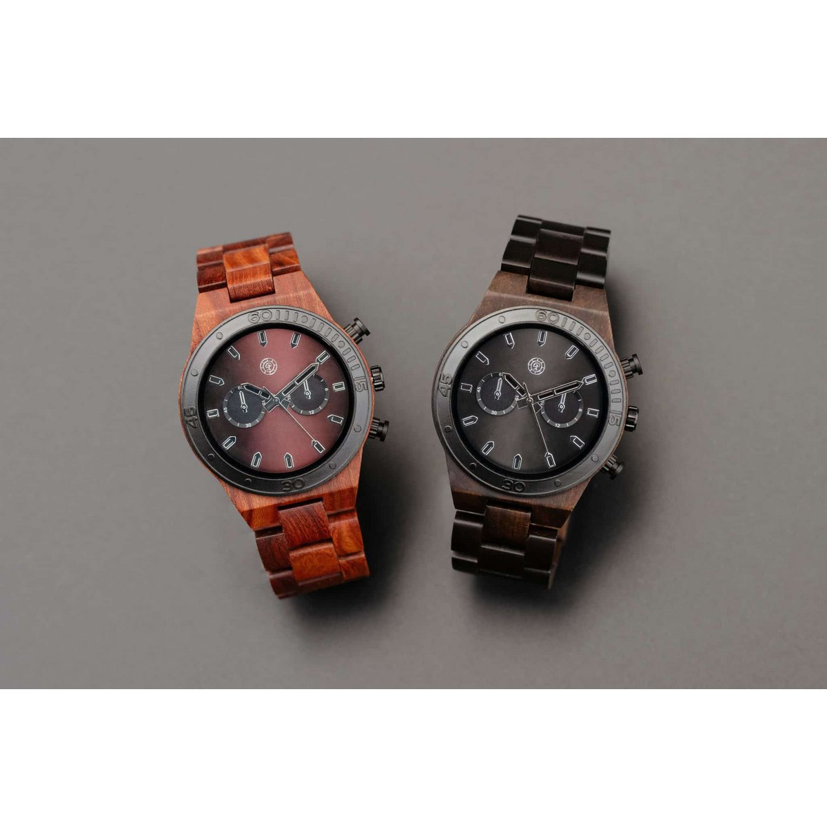 Greenwatch | Etain | Wooden Watch Men | Cherry wood