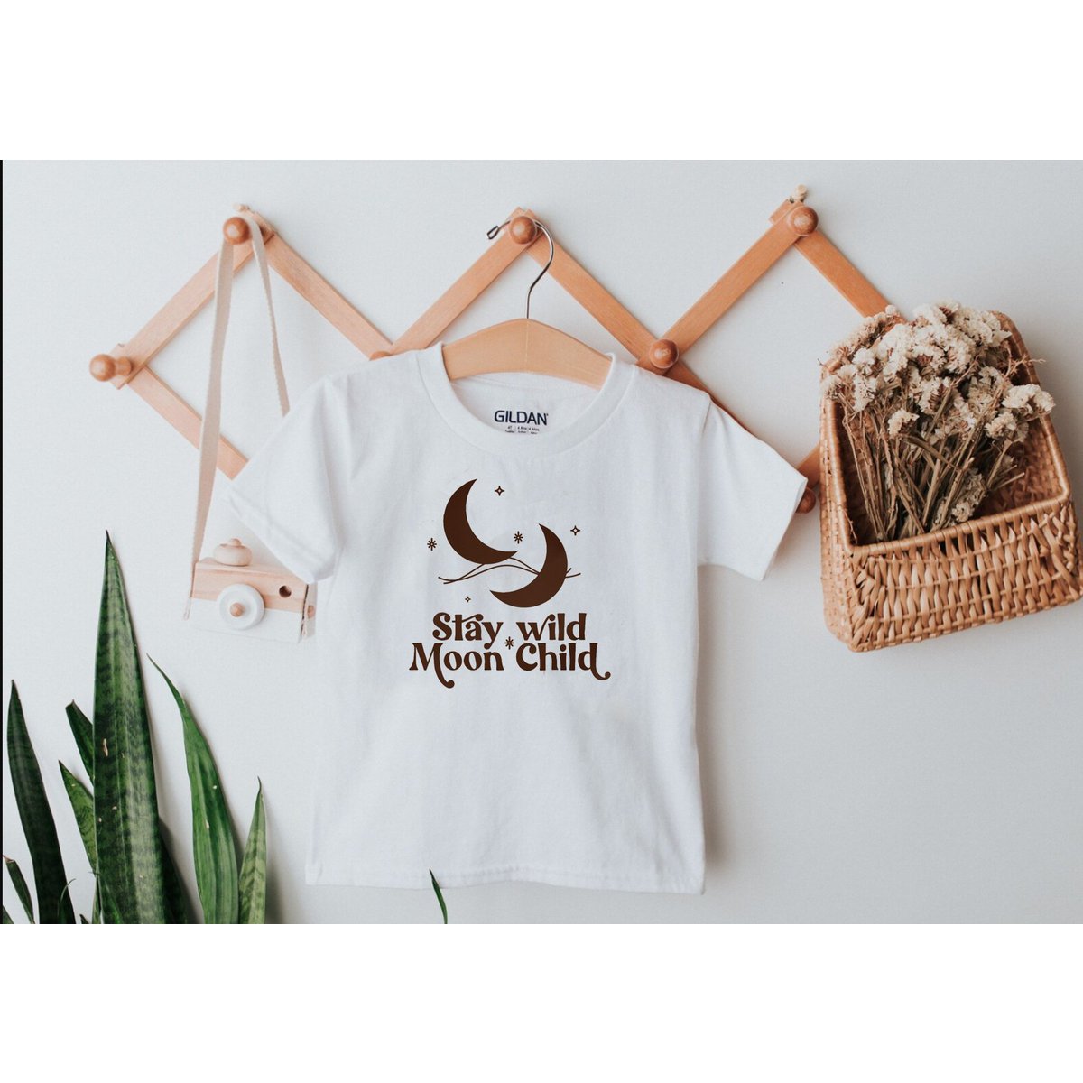 Kids T-shirt • Stay Wild, Moon Child