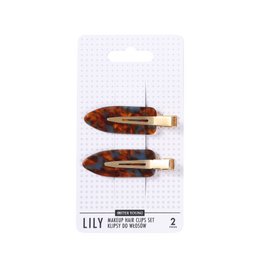 Sister Young l LILY - Set de Pinzas para el Cabello de Maquillaje (2 piezas)