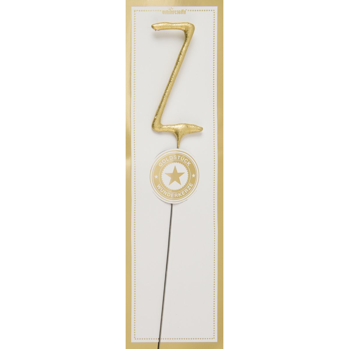 Z gold Goldstück weiß Wondercandle® classic