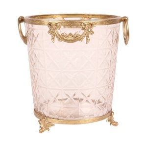 Ice Bucket - Brass/glass - Gold