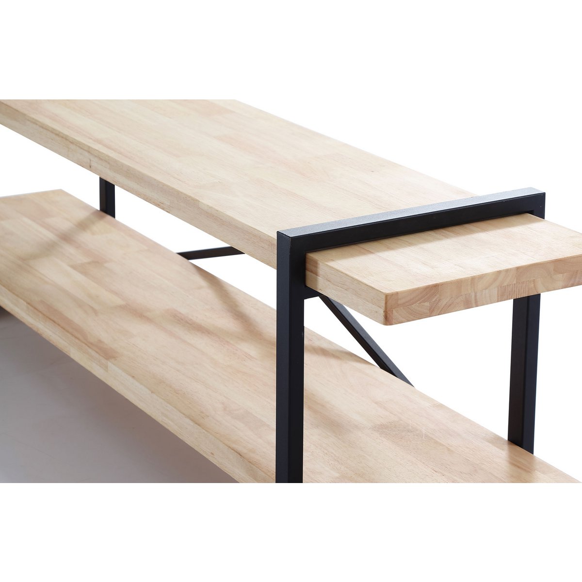 TV STAND PLANK NORDISH OAK / BLACK. OK1296 (8472)