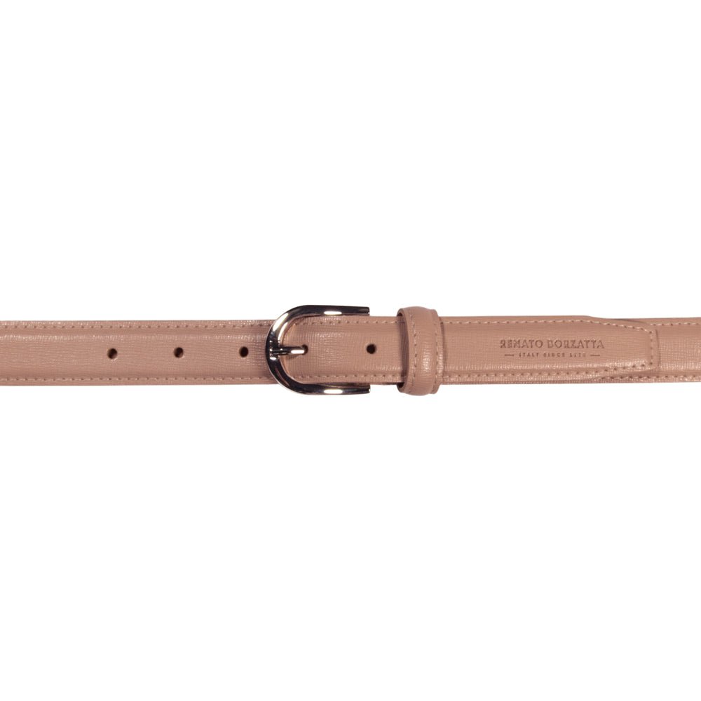 RB4016AU | In Italien hergestellter Damengürtel aus echtem Saffiano-Leder. Pulverfarbe