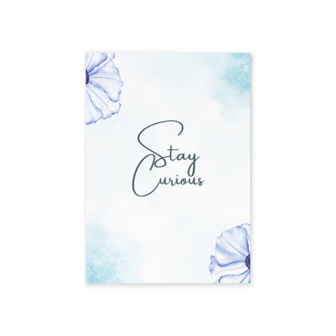 The Dreamer's Bookshop - Positive Affirmation Card "Stay Curious" 