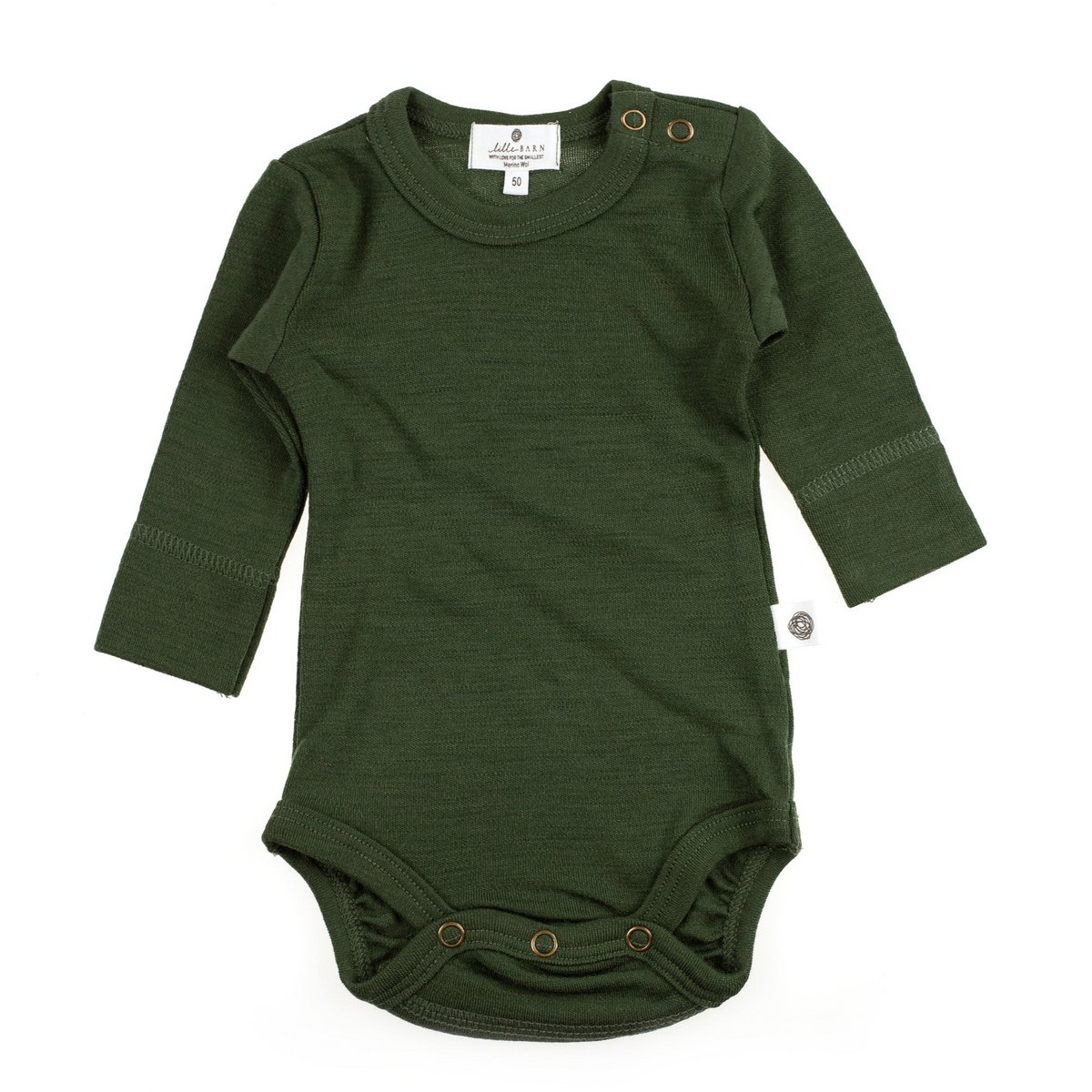 Woolen body long sleeve - Merino wool - Rifle Green