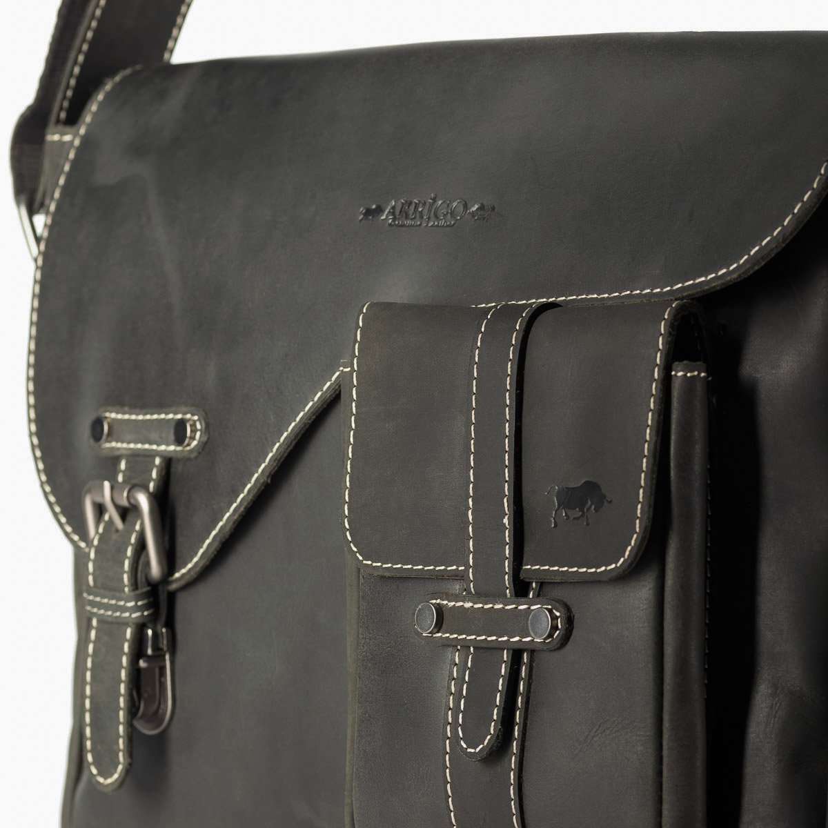 Umhängetasche Damen - Umhängetasche Herren - Umhängetasche Leder - Briefträgertasche Leder - 3 verschiedene Lederfarben