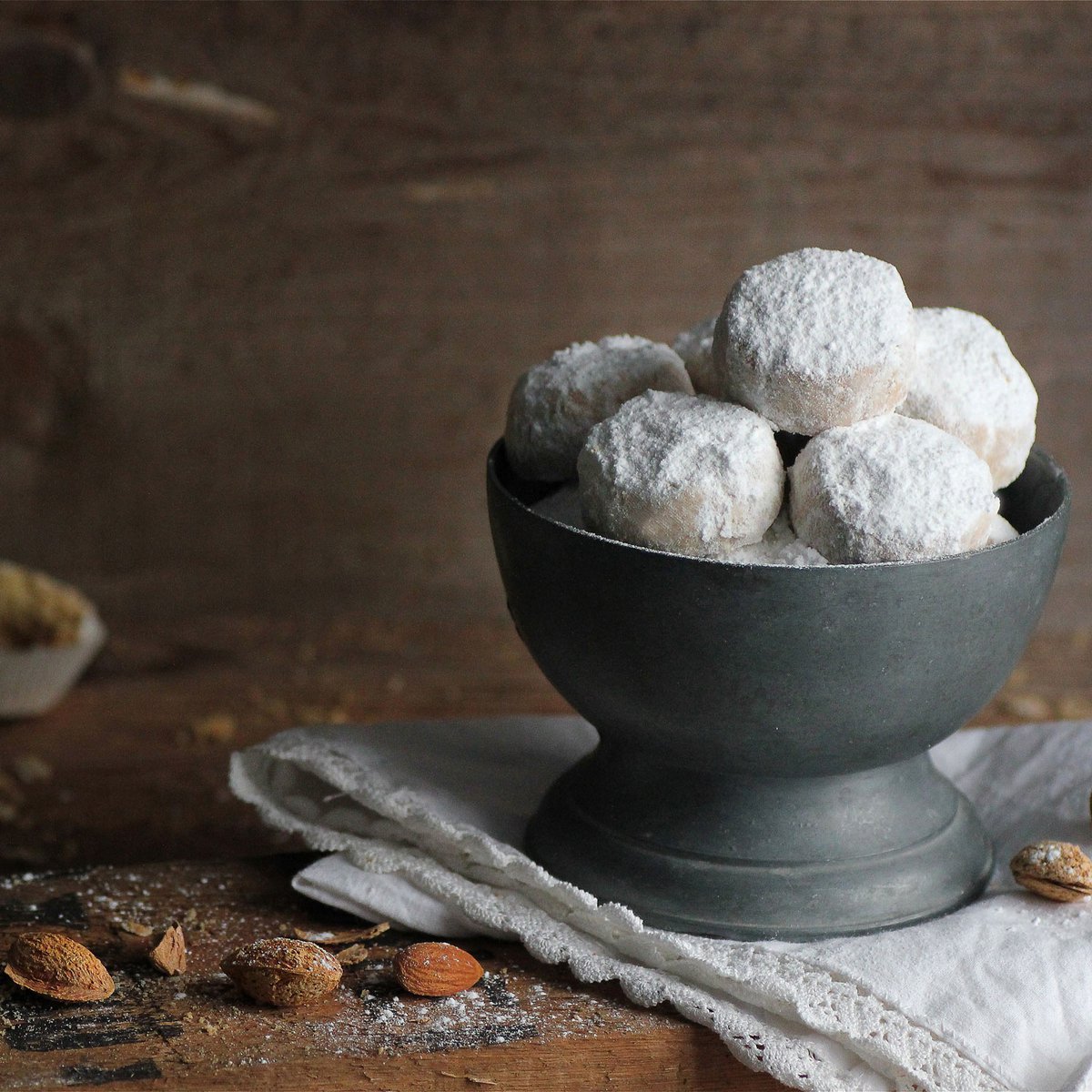Kourabies  Vanilla - Greek shortbread cookies