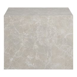 Praagse salontafelset - Beige, marmerlook, MDF, decorpapier, set van 2