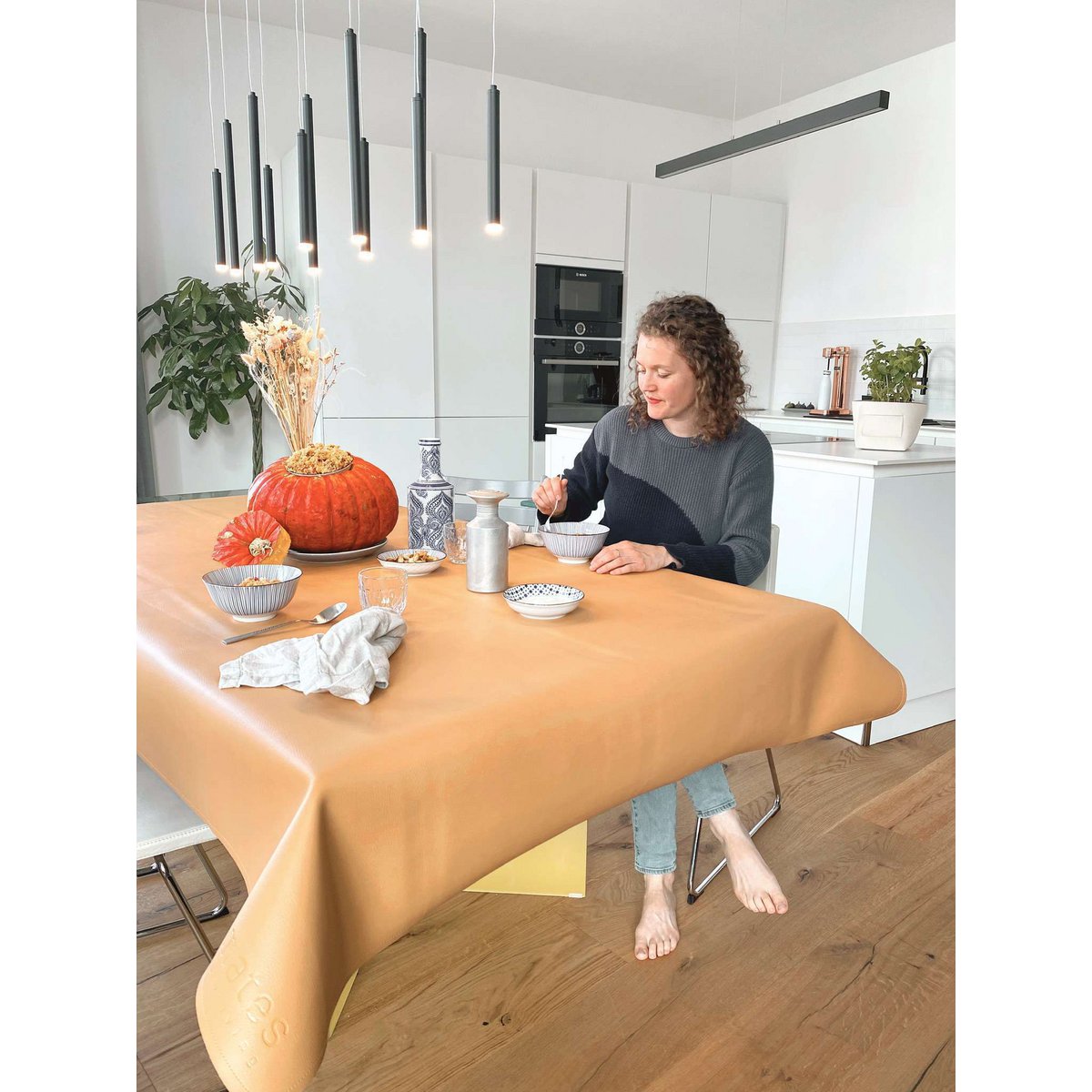 Tablecloth and soil protection Nº 19 135x220cm