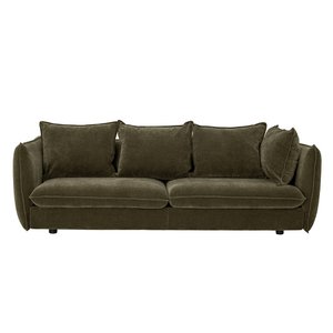 Austin bank, groen, gerecycled polyester