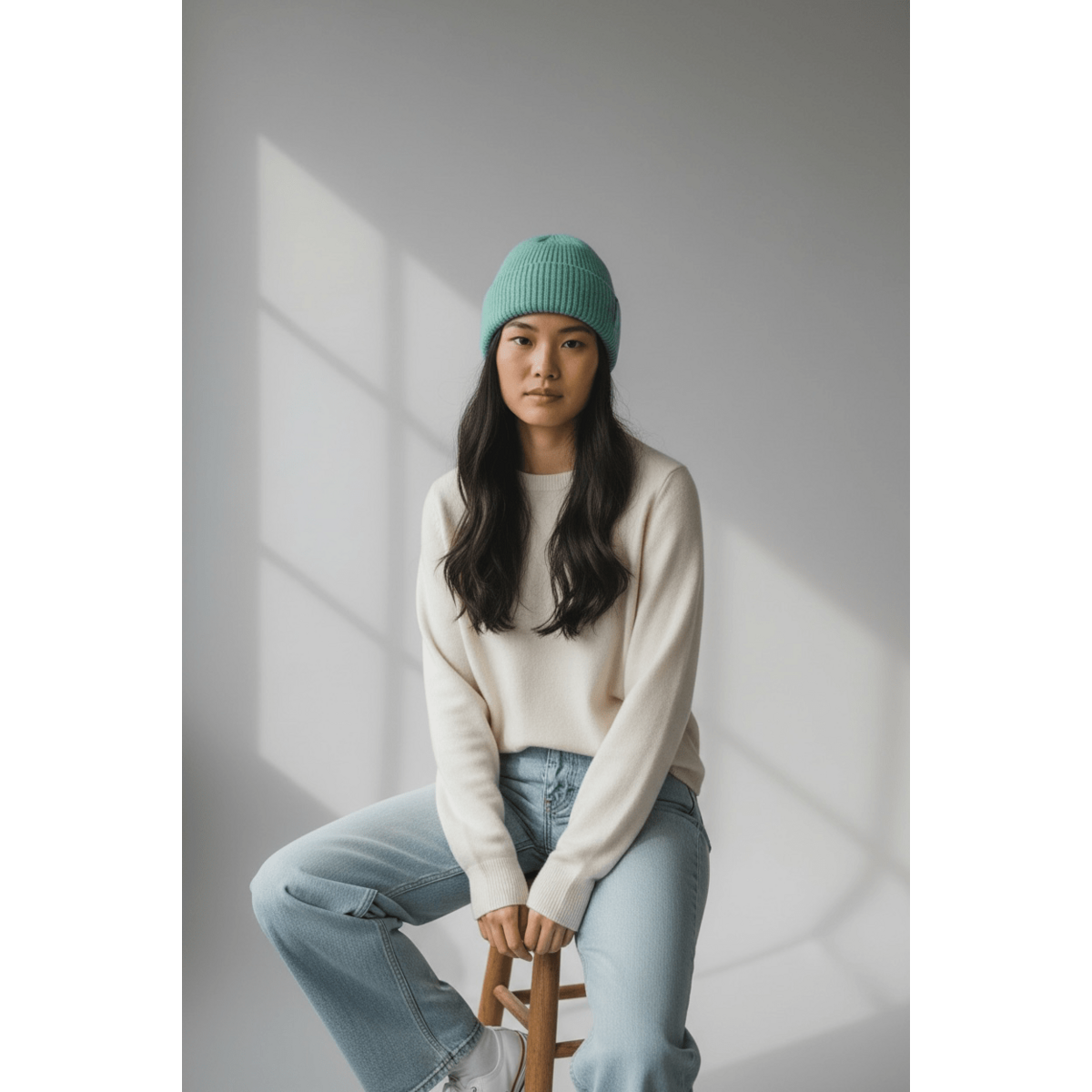 LEY! Wool hat "Saha" in pastel green Copy