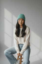 LEY! Wool hat "Saha" in pastel green Copy