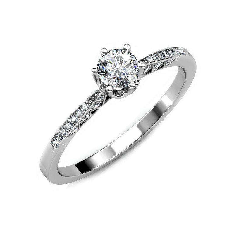 Bague Destiny - Argenté et Cristal