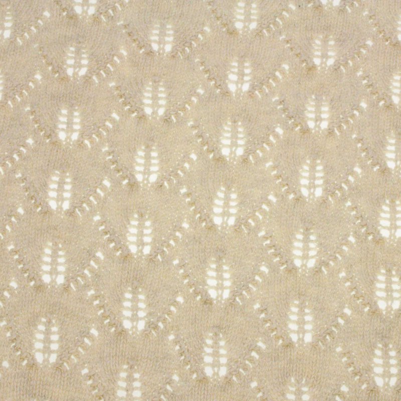Coperta per bambini lavorata a maglia marrone 100% cotone