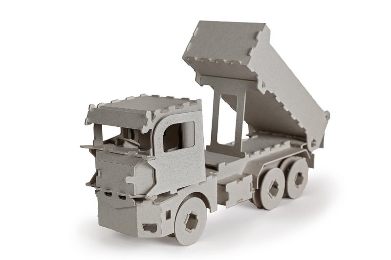 Big Truck Car, juguete de cartón para construcción, bricolaje, 3D, 5+, regalo
