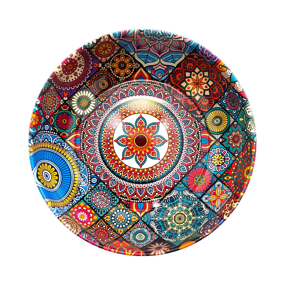 Metalen kom - Mandala 1 - Large - 12 cm