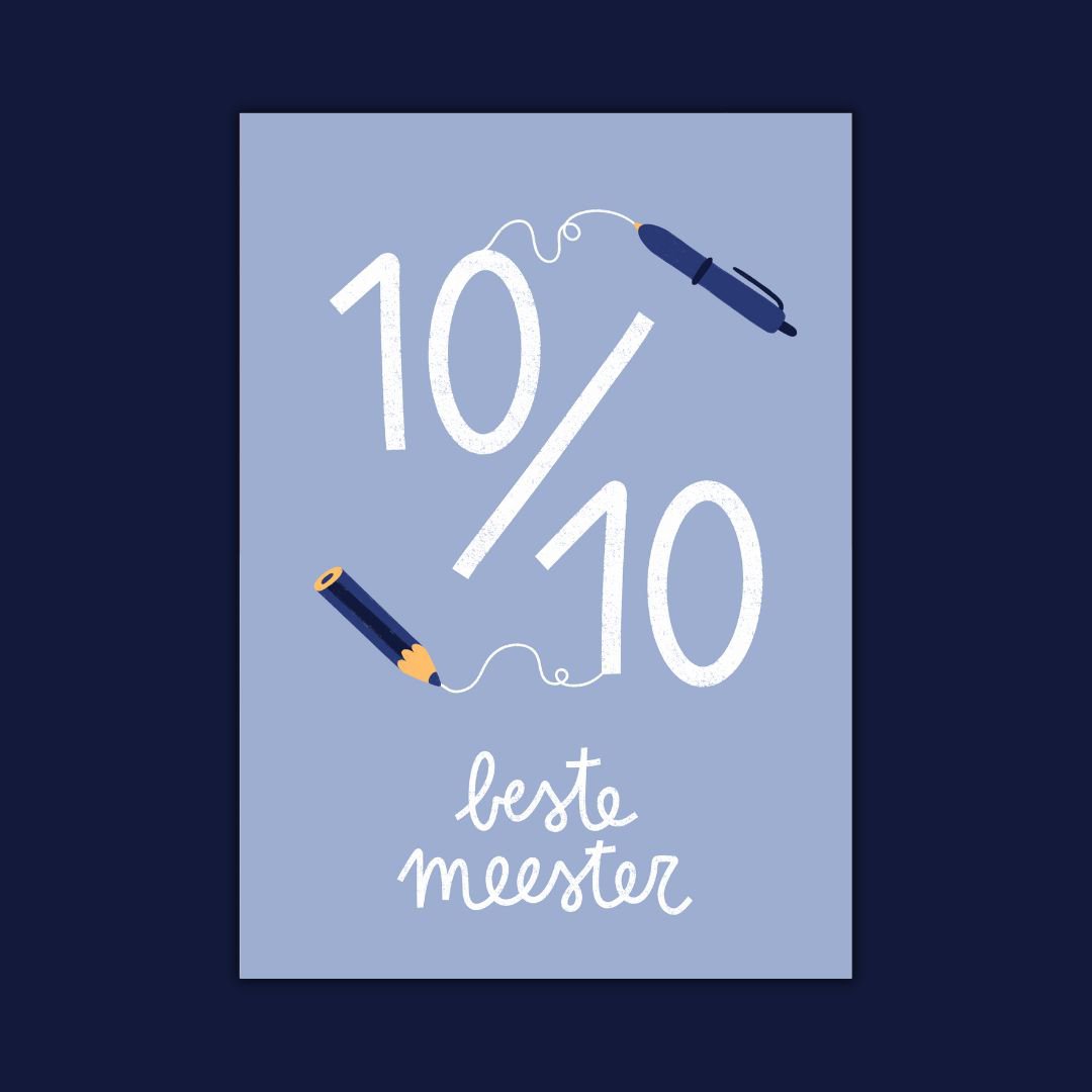 WENSKAART - Beste meester