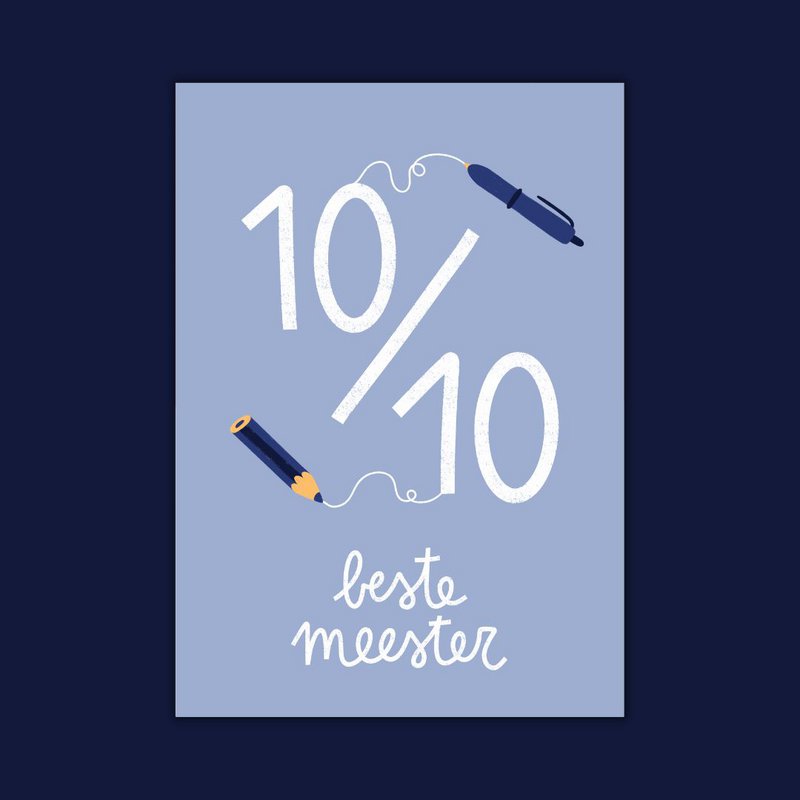 WENSKAART - Beste meester