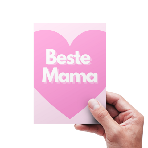 Postkarte | Beste Mama