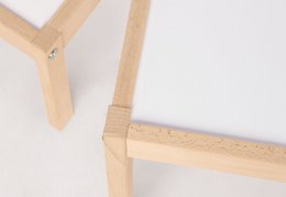 Kinderen tafel en stoel set "olaf", 3 delen