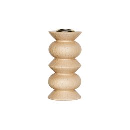 Totem Wooden Candle Holder - Medium Nº 5
