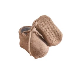 Gestrickte Babyschuhe rutschfest | Efeu und Soof