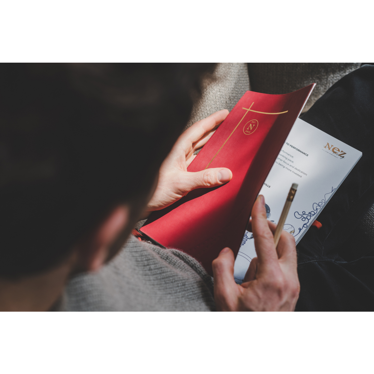 vegan bio-leather notebook - Lilly
