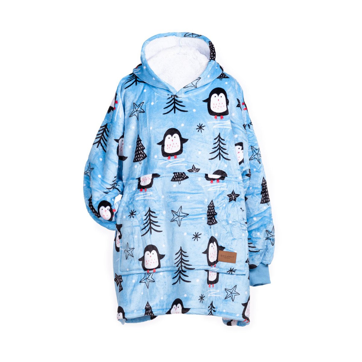 Vitapur - Hoodie blanket + socks - Penguin