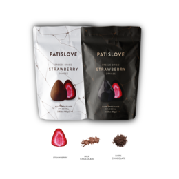 Strawberry Dragee Dark Chocolate, 80G