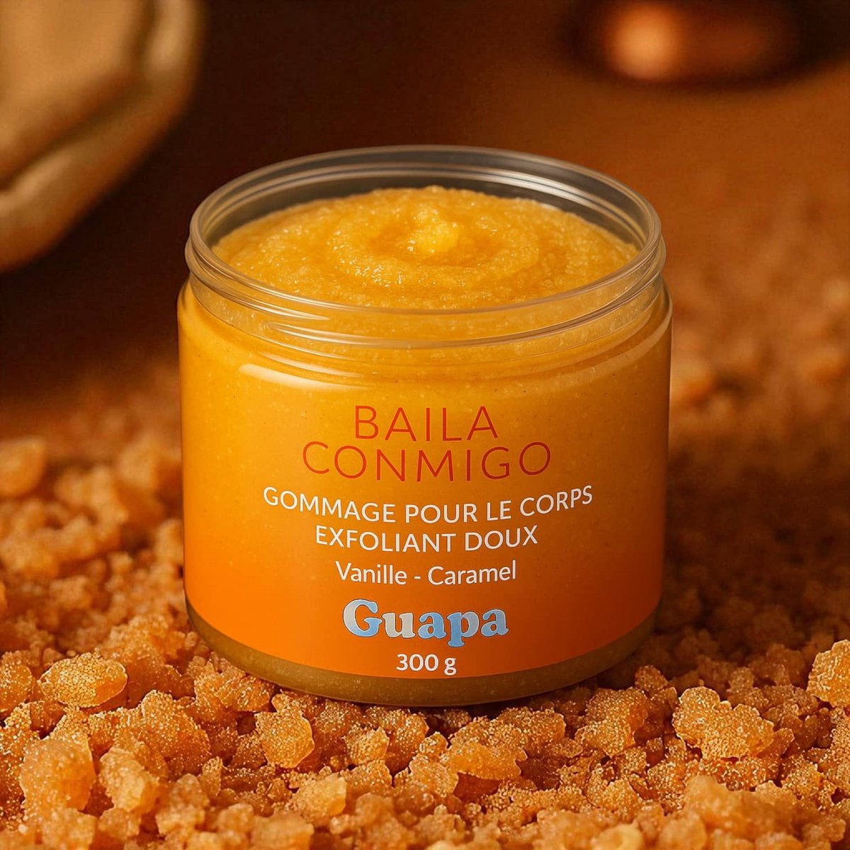 GUAPA Gentle Exfoliating Body Scrub - Caramel Vanilla