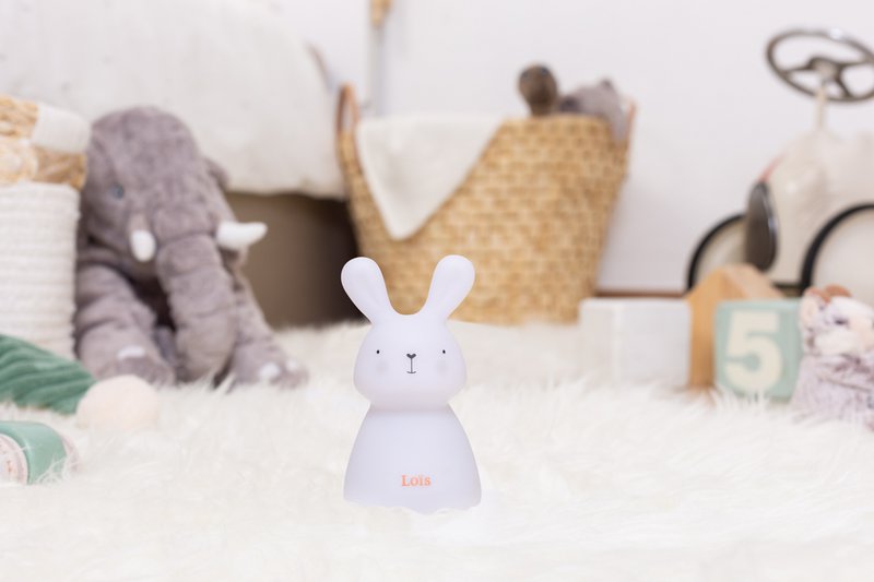 Night light - Rabbit Loïs - battery-powered - white
