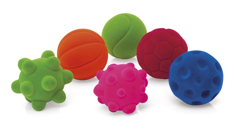 Rubbabu - Assortimento di 48 palline in esposizione - da ˜5cm