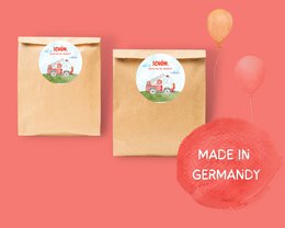 Fire brigade giveaway bags with stickers - fire brigade guest gift bag for fire brigade children's birthday parties