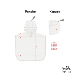 Muslin bath poncho
