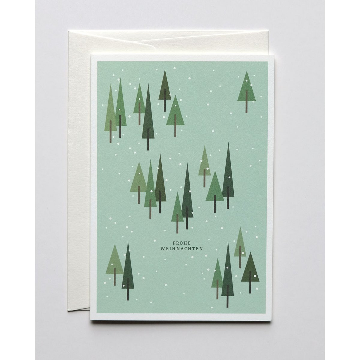Forêt de cartes de Noël