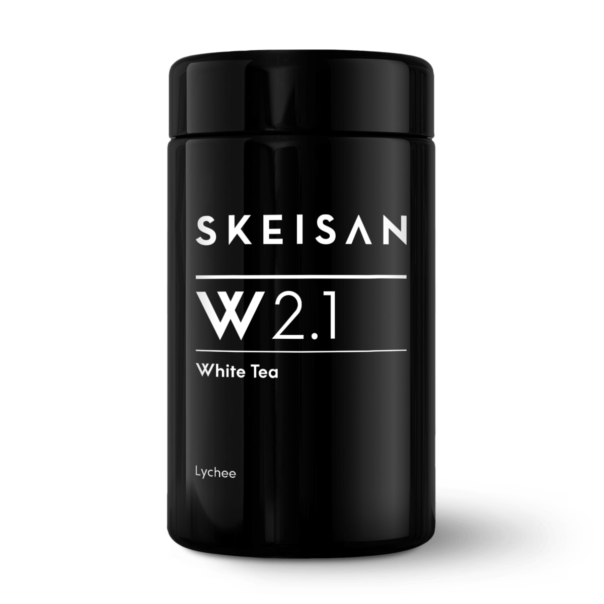 W 2.1 theeglas: Gearomatiseerde witte thee ⁄ groene theemelange met bloemblaadjes en lychee-smaak