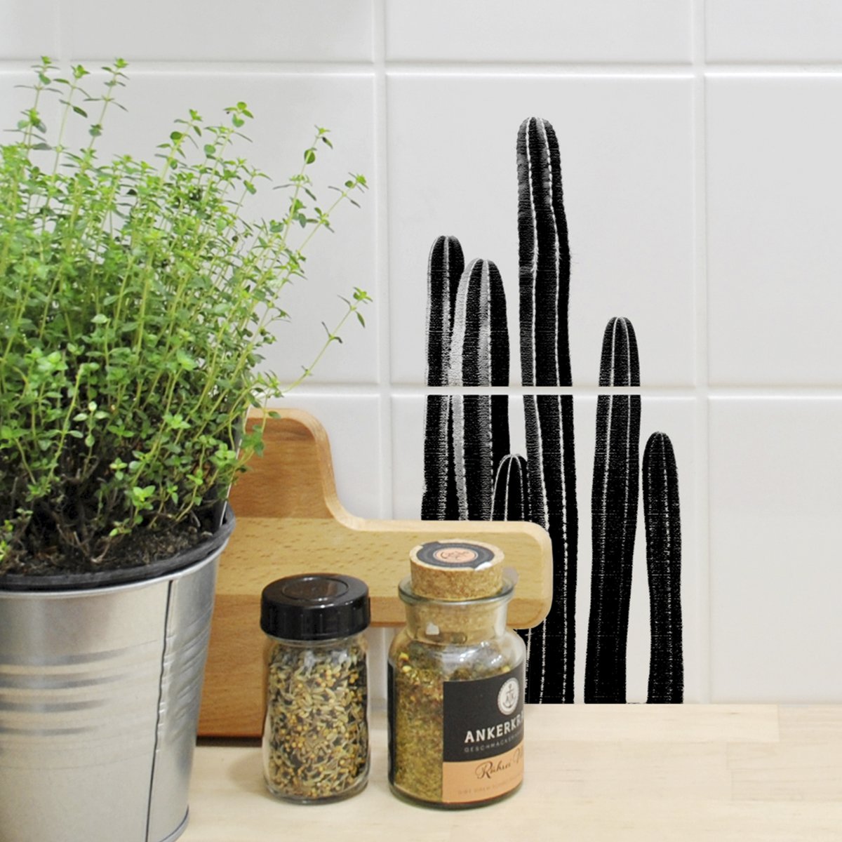Cactus 01 - stickers for tiles