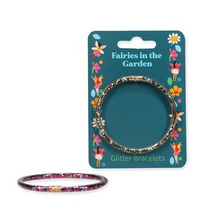 Glitzerarmbänder – Feen im Garten (2er-Set)