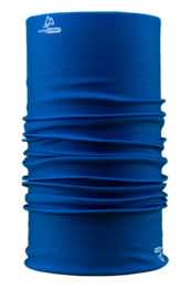 A classic blue scarf made of soft, breathable material. Versatile design can be worn in multiple ways to complement any outfit.