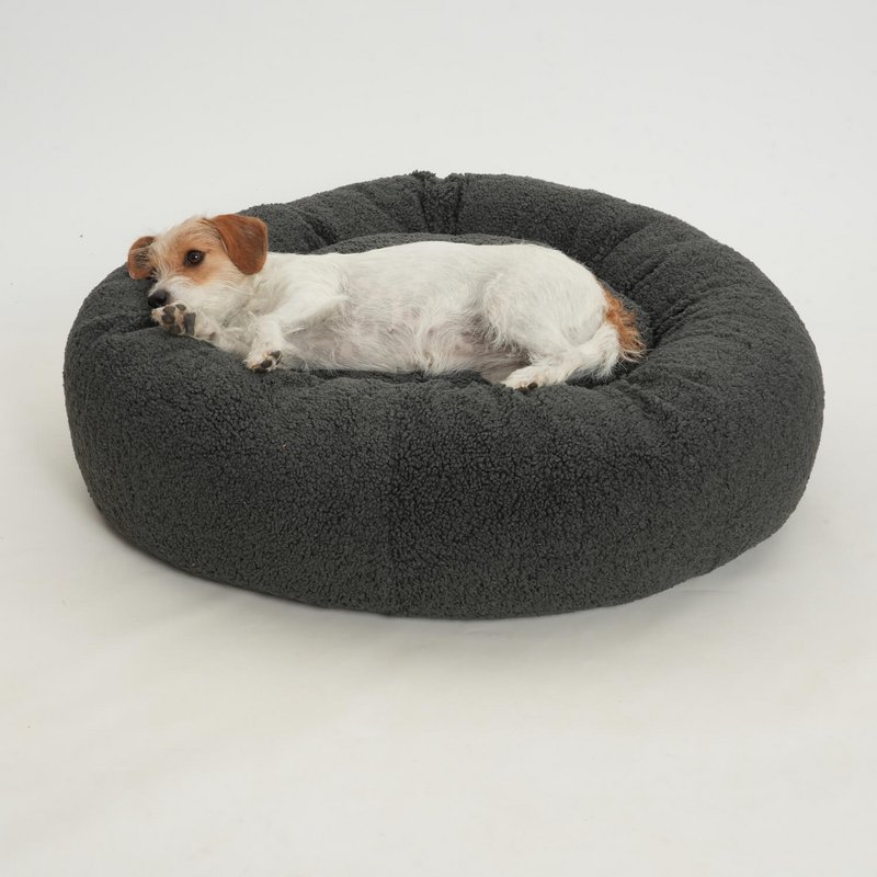 Hundekissen Donut Kuschelnest LOOP Paddy graphit