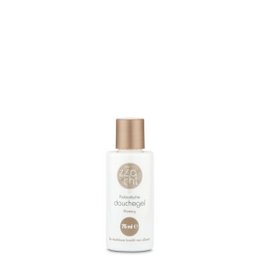 Soft, floral-scented shower gel in a 75ml bottle.